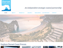 Tablet Screenshot of dorsetcoast.com